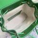 Gucci BAMBOO SMALL BACKPACK 702101 Leather Green High