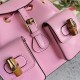 Gucci BAMBOO SMALL BACKPACK 702101 Leather Pink High