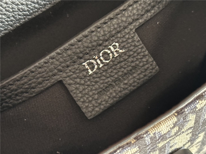 Dior MINI GALLOP SLING BAG Dior Oblique Jacquard & grained calfskin High