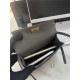 Hermes Kelly Mini II Bag Epsom Leather WAX Silver/Gold Metal Etain High