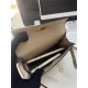 Hermes Kelly Mini II Bag Epsom Leather WAX Silver/Gold Metal Trench High