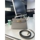 Hermes Kelly Mini II Bag Epsom Leather WAX Silver/Gold Metal Gris Meyer High