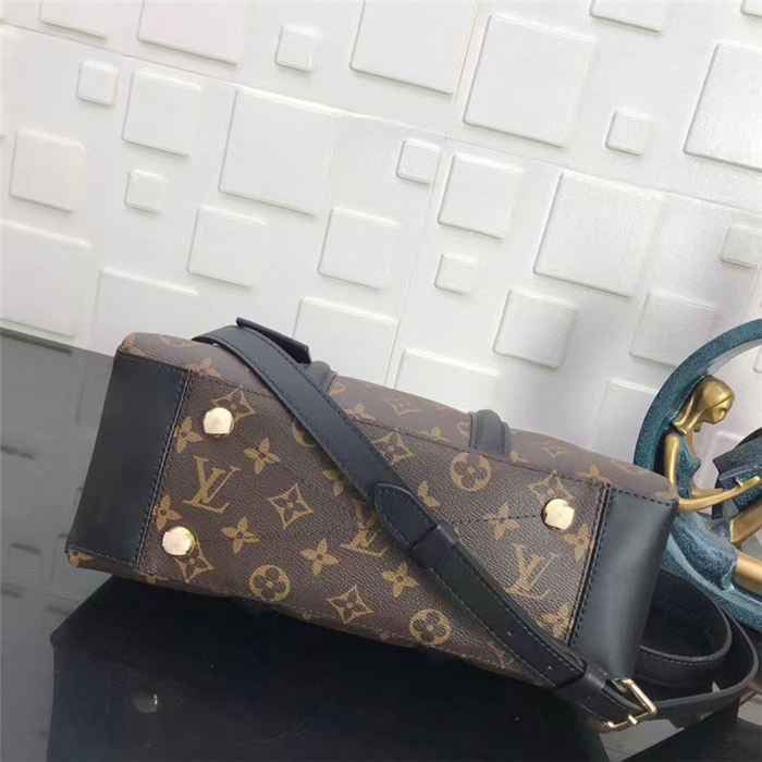 Louis Vuitton Soufflot BB Bag Monogram Canvas Black High