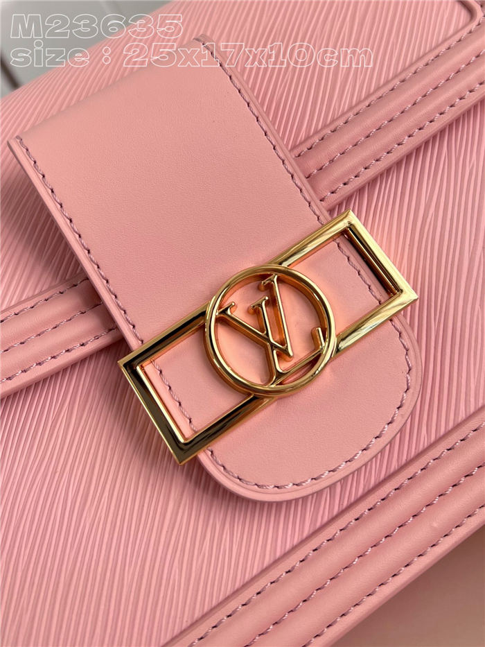 Louis Vuitton DAUPHINE MM Epi M23635 Pink High