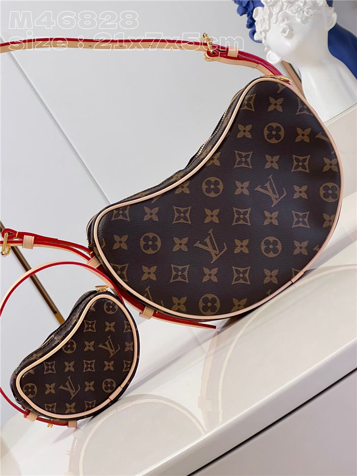 Louis Vuitton Croissant MM Monogram coated canvas M46828 High