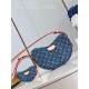 Louis Vuitton Croissant MM Monogram Denim M46856 High