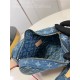 Louis Vuitton Croissant MM Monogram Denim M46856 High