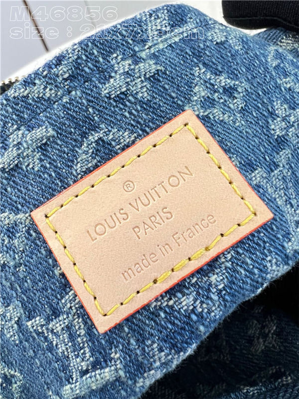 Louis Vuitton Croissant MM Monogram Denim M46856 High