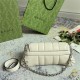 Gucci HORSEBIT CHAIN SMALL SHOULDER BAG Leather 764339 White High