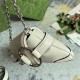 Gucci HORSEBIT CHAIN SMALL SHOULDER BAG Leather 764339 White High