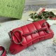 Gucci HORSEBIT CHAIN SMALL SHOULDER BAG Leather 764339 Red High