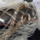 Chanel FLAP BAG & STAR COIN PURSE AS4648 Mirror Calfskin, Metallic Calfskin & Gold-Tone Metal Silver A