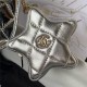 Chanel FLAP BAG & STAR COIN PURSE AS4648 Mirror Calfskin, Metallic Calfskin & Gold-Tone Metal Silver A