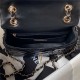 Chanel MINI FLAP BAG & STAR COIN PURSE AS4647 Calfskin & Gold-Tone Metal Black A