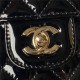 Chanel MINI FLAP BAG & STAR COIN PURSE AS4646 Calfskin & Gold-Tone Metal Black A