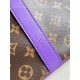 Louis Vuitton Keepall Bandoulière 50 Monogram Macassar M46775 Purple High