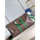 Louis Vuitton Keepall Bandoulière 50 Monogram Macassar M46774 Green High