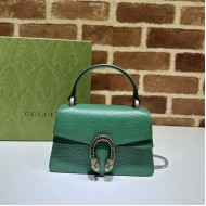 DIONYSUS MINI TOP HANDLE BAG 752029 Leather Green high