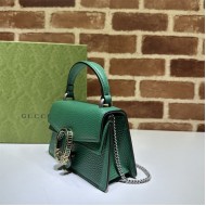 DIONYSUS MINI TOP HANDLE BAG 752029 Leather Green high