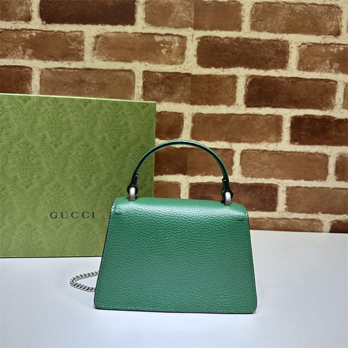 DIONYSUS MINI TOP HANDLE BAG 752029 Leather Green high