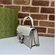 DIONYSUS MINI TOP HANDLE BAG 752029 Leather White high