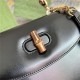 Gucci Bamboo 1947 Medium top handle bag Leather Black 672206 High