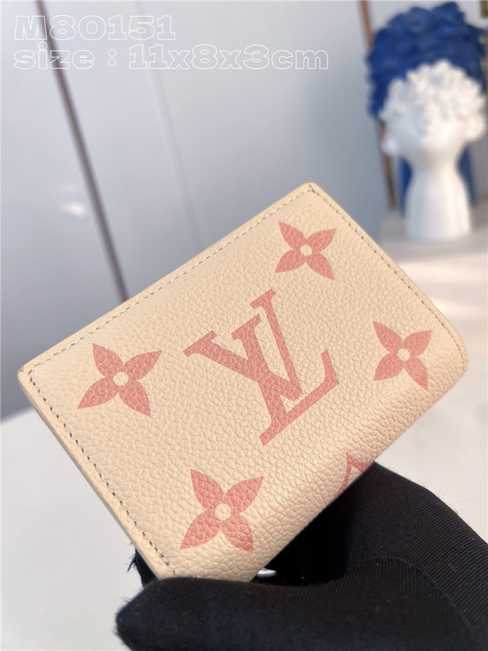 Louis Vuitton CLÉA WALLET Monogram Empreinte M80151 Chocolate High