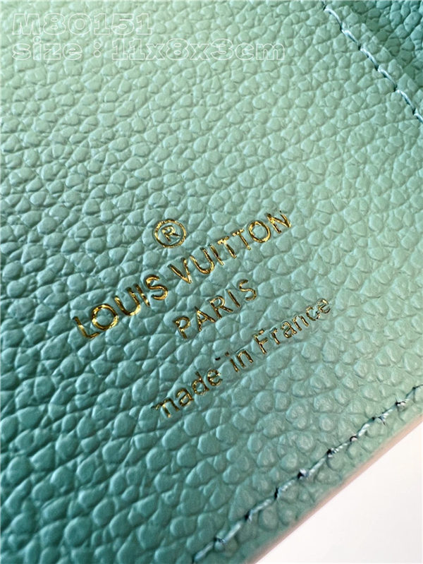 Louis Vuitton CLÉA WALLET Monogram Empreinte M80151 Green High