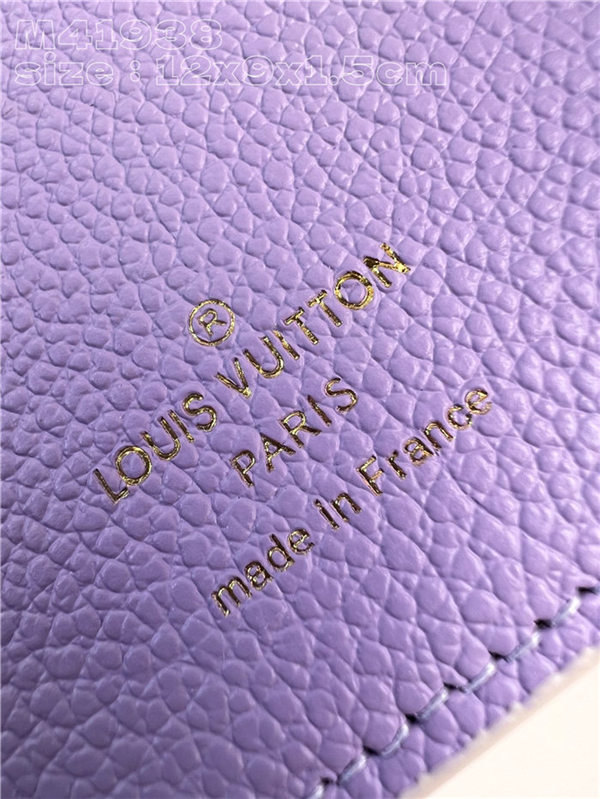 Louis Vuitton VICTORINE WALLET Monogram Empreinte M41938 Purple High