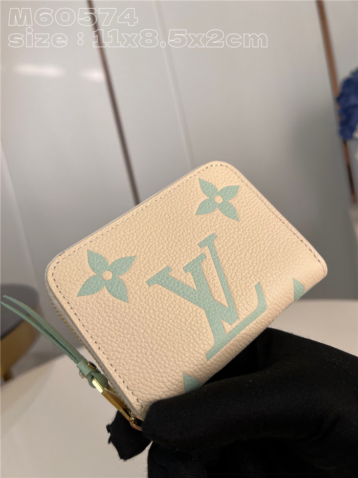 Louis Vuitton ZIPPY COIN PURSE Monogram Empreinte M60574 Green High