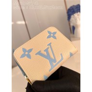 Louis Vuitton ZIPPY COIN PURSE Monogram Empreinte M60574 Blue High