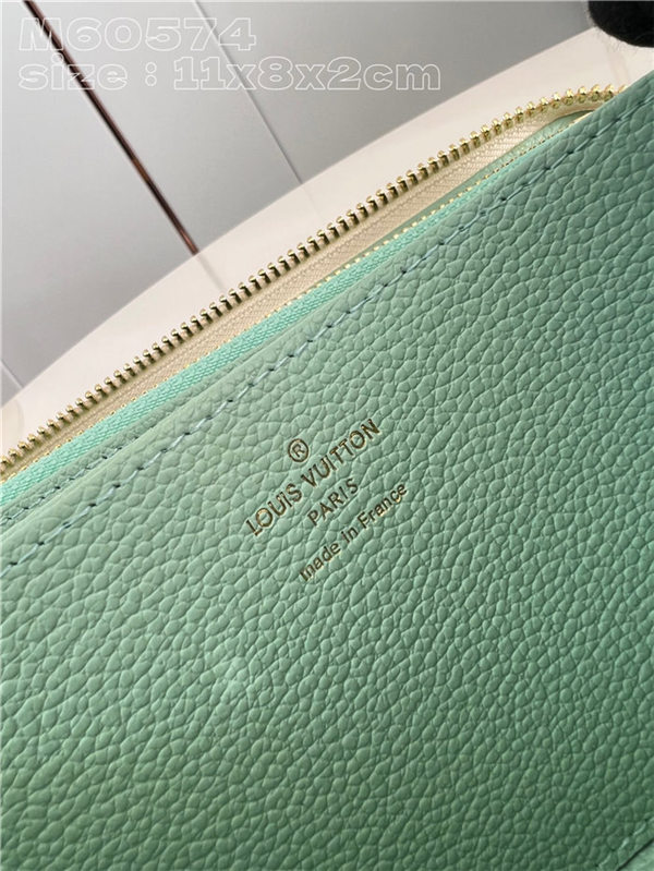 Louis Vuitton ZIPPY WALLET Monogram Empreinte M69794 Green High