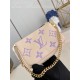 Louis Vuitton MINI POCHETTE ACCESSOIRES Monogram Empreinte M58009 Purple High