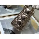 MINI LADY Dior BAG Cannage Lambskin Metallic Gold-Tone Champagne High