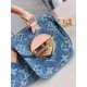 Louis Vuitton NANO SPEEDY Monogram jacquard denim Blue M82950 High