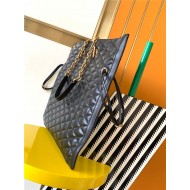 LE POCHON SHOPPING BAG IN QUILTED LAMBSKIN High