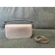 Valentino Garavani MINILOCO Crossbody Bag Calfskin Leather Silver Iridescent High