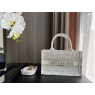 MINI Dior BOOK TOTE Butterfly Zodiac Embroidery Gold With Strap High