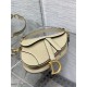 Mini SADDLE BAG Grained Calfskin Beige High