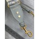 SHOULDER STRAP Dior Oblique Embroidered Grey High