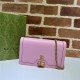 Gucci Diana mini bag with bamboo 696817 Leather Pink High