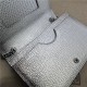 GG MARMONT MINI CHAIN BAG 497985 Leather Silver High