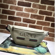 Gucci Coco Capitán logo belt bag 493869 White High