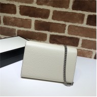 DIONYSUS MINI CHAIN WALLET 401231 Leather White High