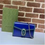 DIONYSUS MINI CHAIN WALLET 401231 Leather Blue High