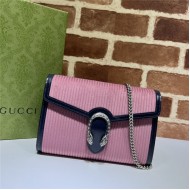 DIONYSUS MINI CHAIN WALLET 401231 Fabric Pink High