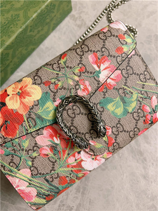 DIONYSUS MINI CHAIN WALLET 401231 Flower Pink High