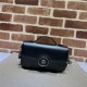 Gucci PETITE GG MINI SHOULDER BAG 739722 Leather Black High