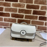 Gucci PETITE GG MINI SHOULDER BAG 739722 Leather White High