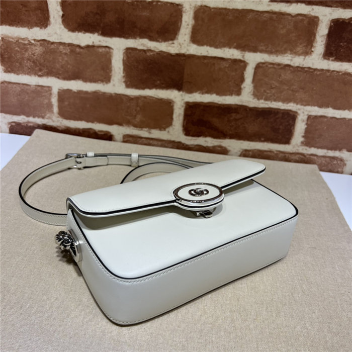 Gucci PETITE GG MINI SHOULDER BAG 739722 Leather White High